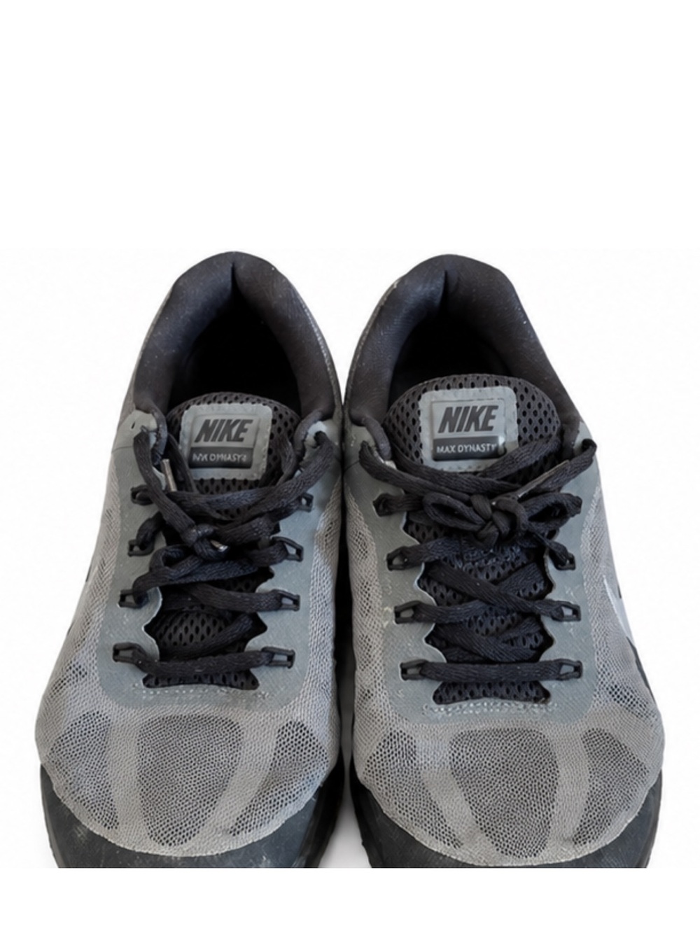 Nike Max Dynasty 2 Men’s Size 9 Gray Black Running Athletic Sneakers